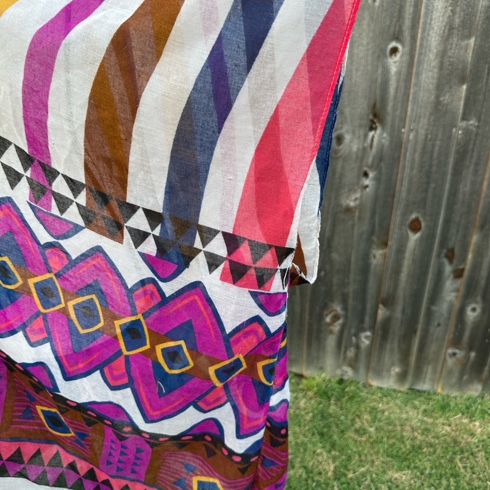 Anthropologie Subtle Luxury - Stripe Bohemian Kimono Pre-Owned Condition - Picture 4 of 12